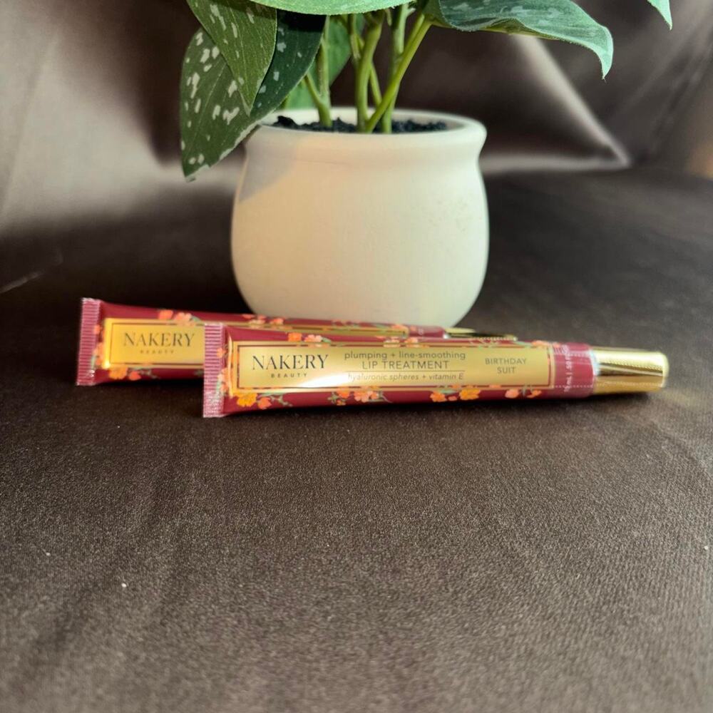 Nakery Beauty lip treatment in Birthday Suit 2 pieces